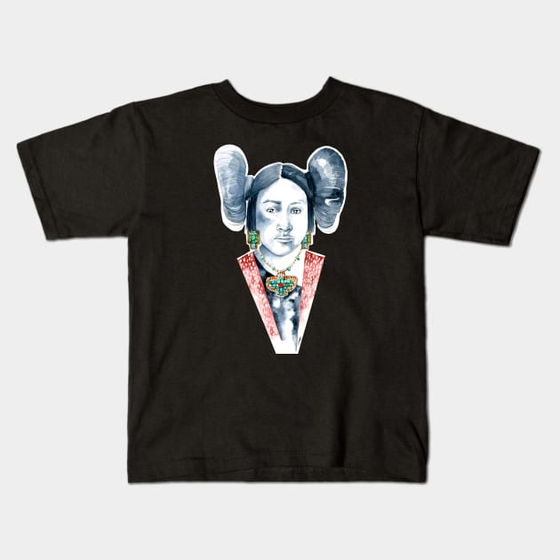 Hopi mana Kids T-Shirt by 4CORNERSINDIGENOUS